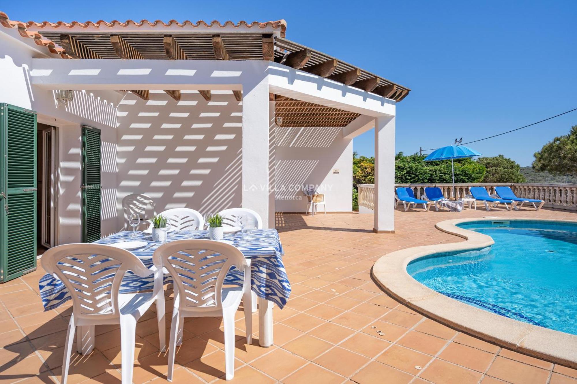 Villa Cassia Cala En Porter  Exteriör bild